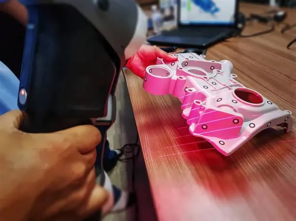 escaneamento 3d de peças